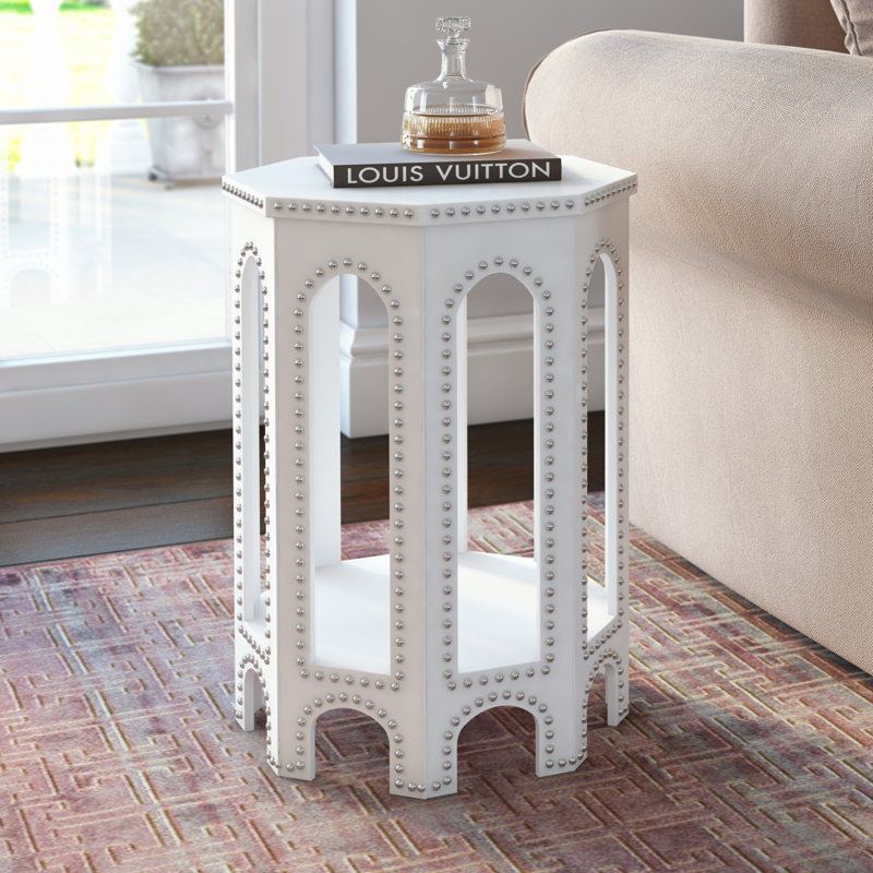 House of Hampton® Nara Drum End Table with Storage & Reviews Wayfair
